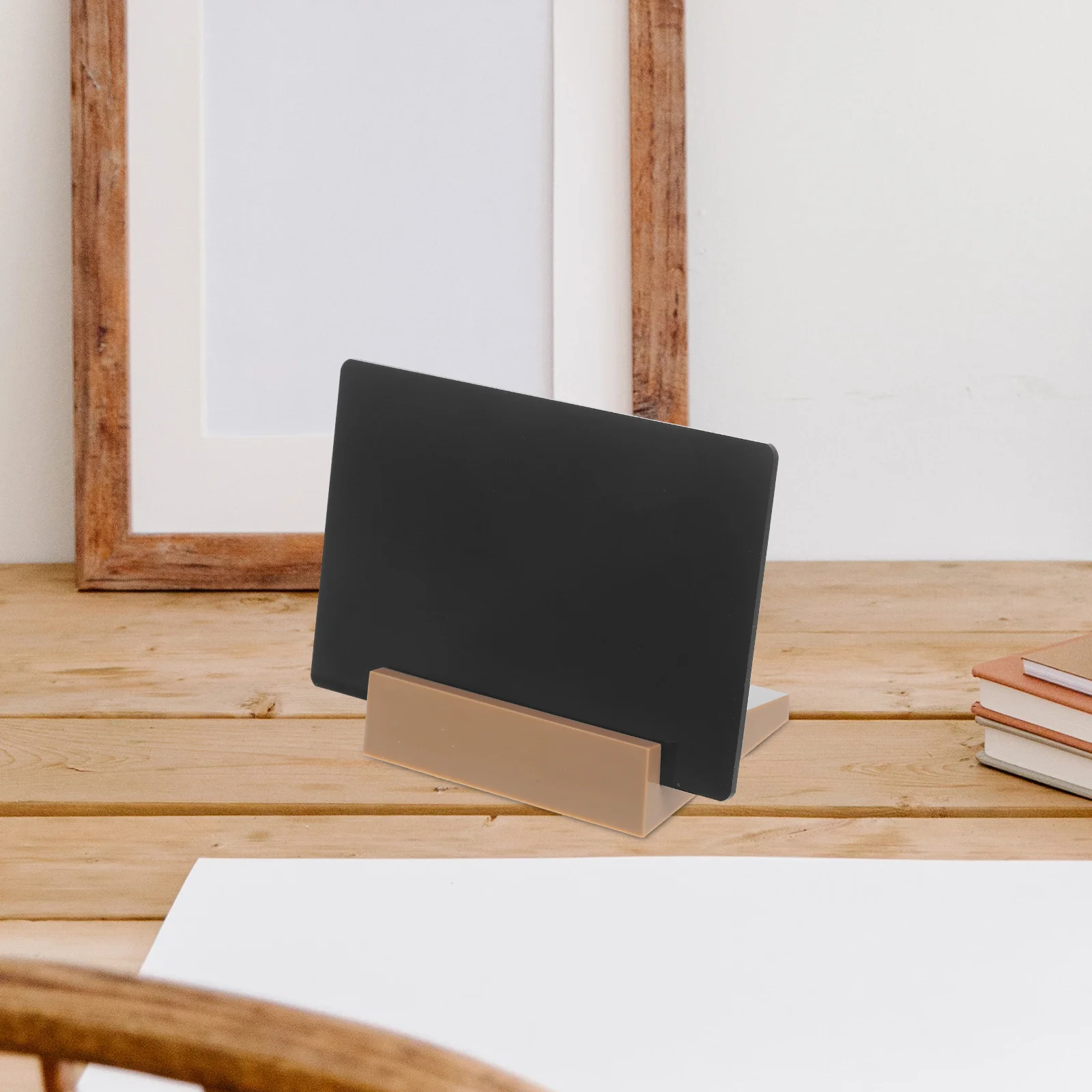 1pc Mini Chalkboard Sign A6 Small Desktop Blackboard For Party Wedding Home Office Decor Table Decoration Message Board