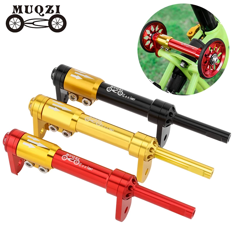 MUQZI Easy Wheels Pręt przedłużający Rower składany Easywheel Teleskopowa dźwignia do roweru składanego Brompton