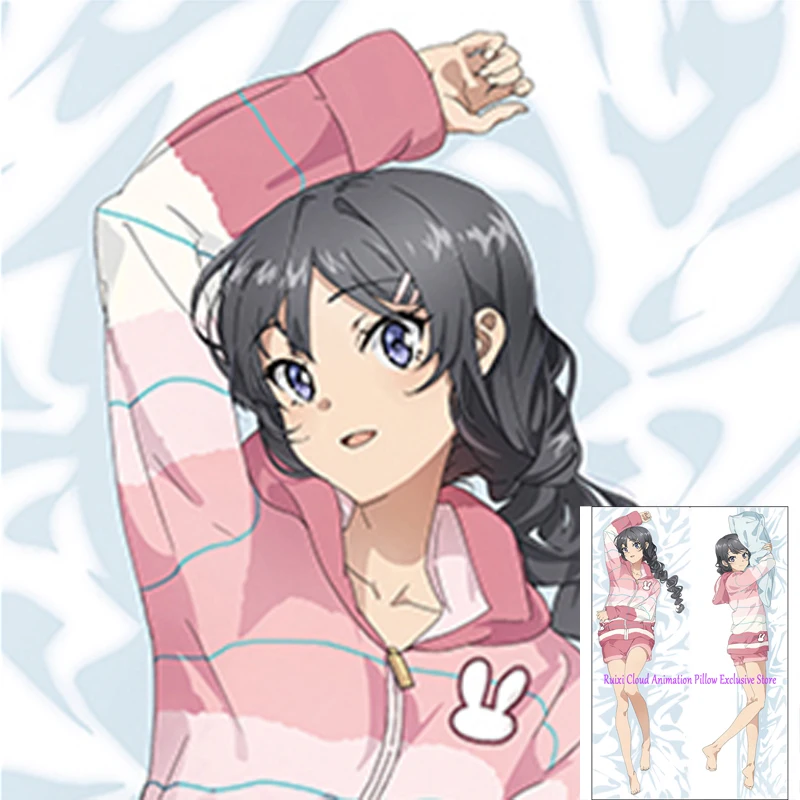 

Dakimakura Anime Sakurajima Mai Double-sided Print Life-size Body Game Pillow Cover Bedding Gifts