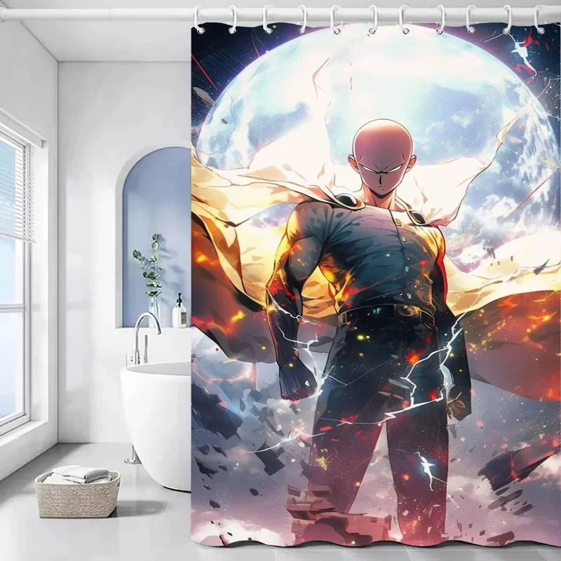 

O-ONEPUNCHMAN Шторы для ванной комнаты Шторы для душа в комплекте аксессуаров для ванной комнаты Наборы для ванной Водонепроницаемая ткань Европейский ProXT6@!