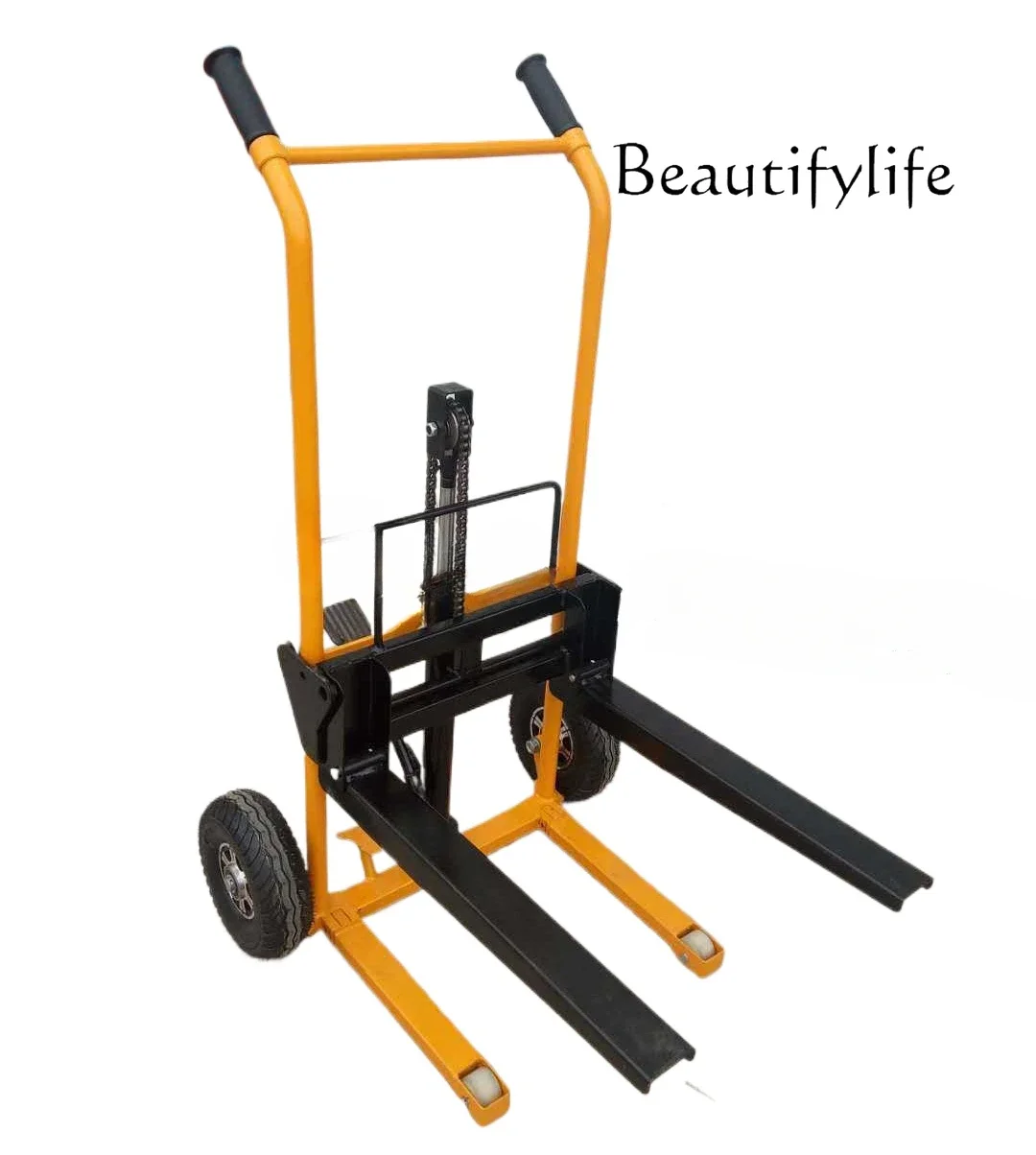 

Manual hydraulic forklift miniature lifting multi-function loading and unloading truck