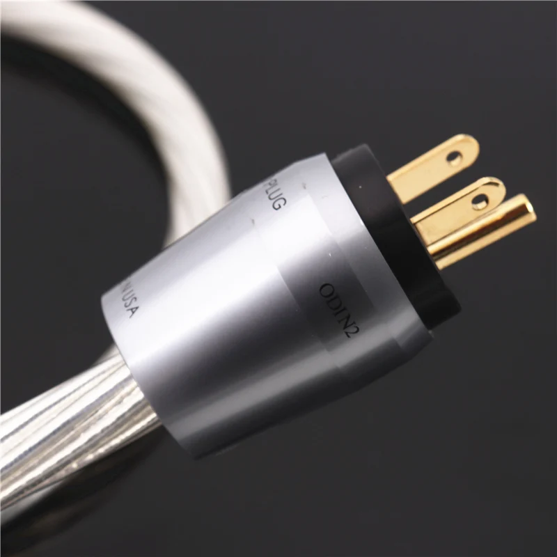 Nordost Odin 2 hifi power cord audio power cable 7n silver plated conductor TSC shielded EU / US gold plated plug