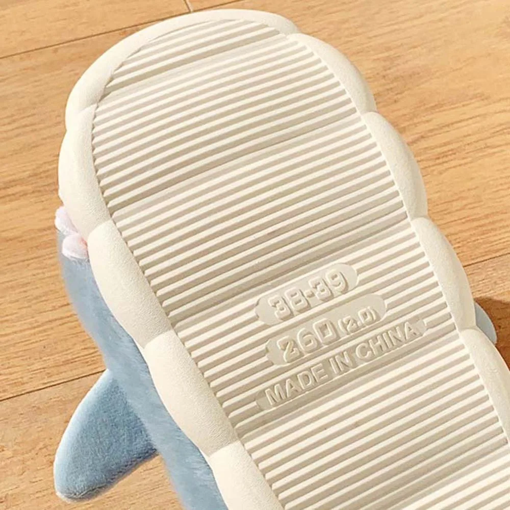 

Зимние тапочки-акулы Cloudy Sharks: Забавные, мягкие, теплые, пушистые тапочки-лоферы для мужчин и женщин