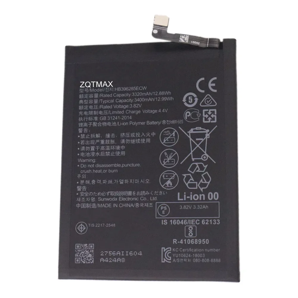 HB396286ECW Battery For Huawei Honor 10i 20i 10 20 Lite P Smart+ 2019 2020 POT-LX1T POT-LX3 POT-L23 POT-LX1 POT-L21 POT-LX2