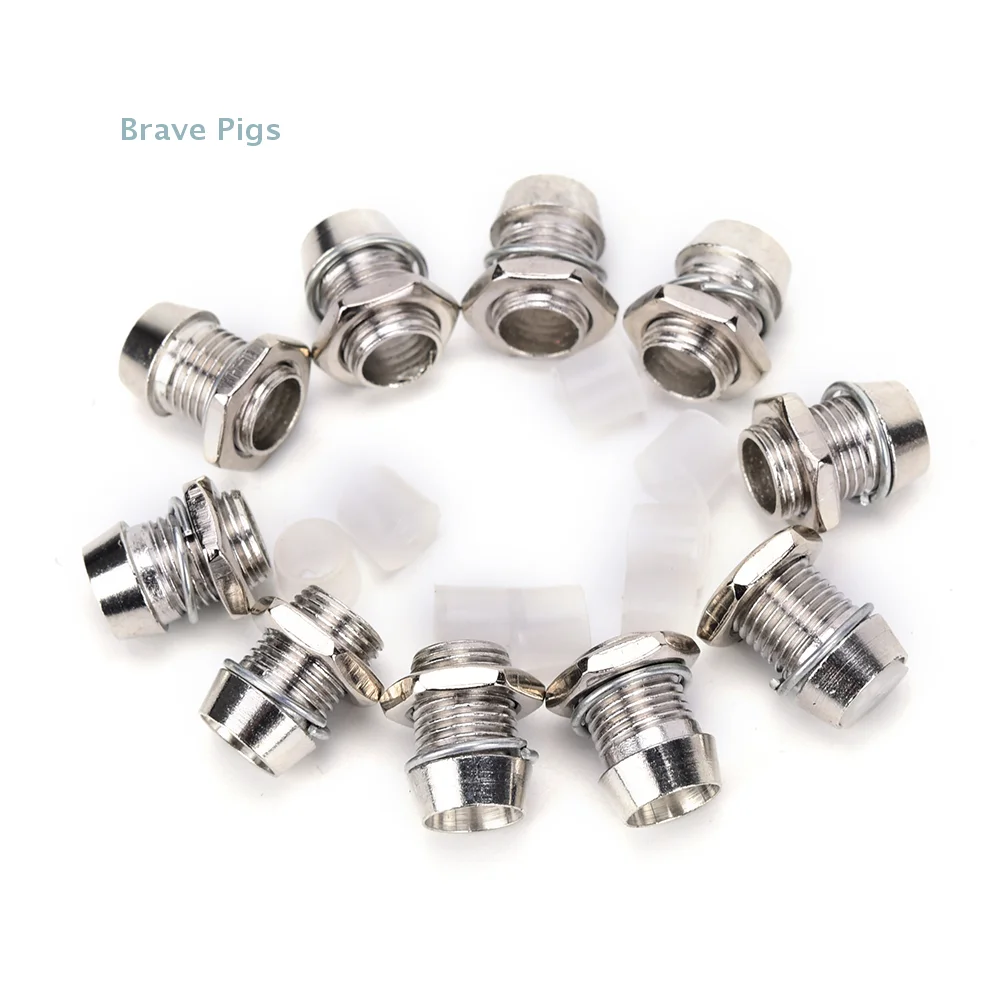 10Pcs Copper 5mm Light Emitting Diode LED Holder Mount Panel Display