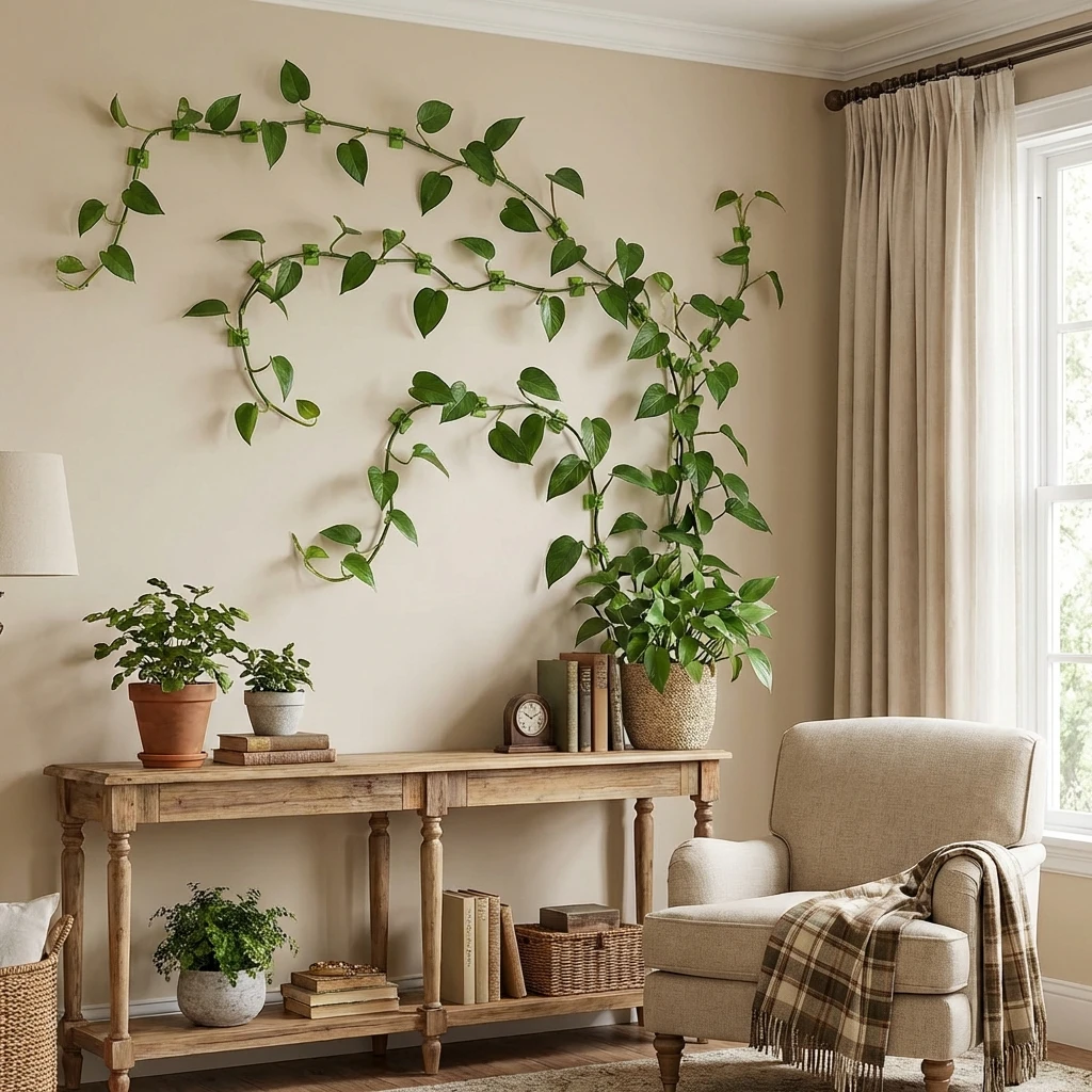 Plant Wall Clips for Climbing Plants Pothos Plant Climber Support Wall Clips for Support Strong Self-Adhesive For Indoor Plants,