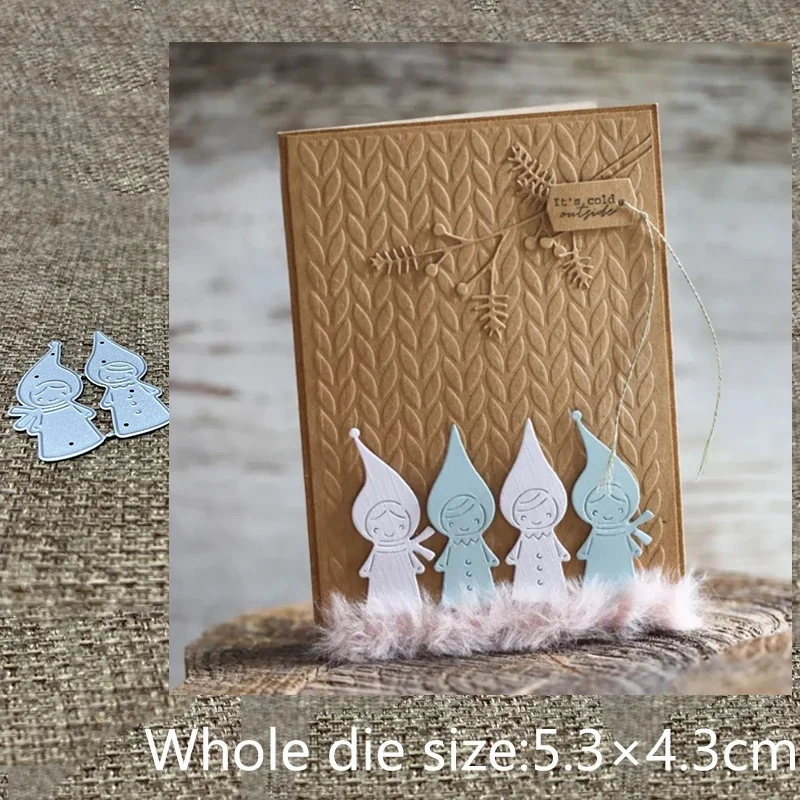 XLDesign Craft Metal stencil mold Cutting Die lovely dwarf decoration scrapbook die cut Album Paper Card Craft Embossing