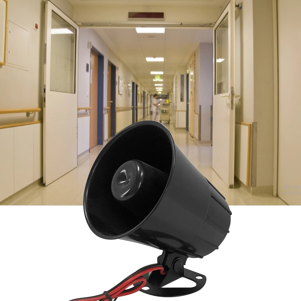 125dB Loud Warning Alarm Siren Universal for Car Auto Motorcycle Truck 12V 24V