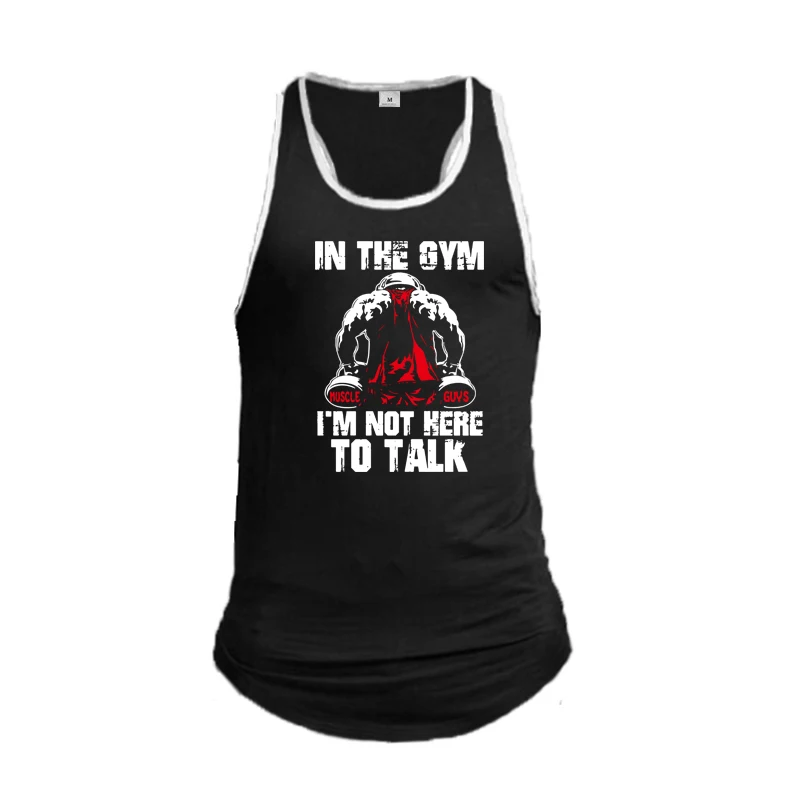 Sommerliche, atmungsaktive, ärmellose Baumwoll-T-Shirts für Herren, Fitness, Workout, Muskel-Freizeit-Tanktops, Gym, Bodybuilding, Lauf-Sportbekleidung
