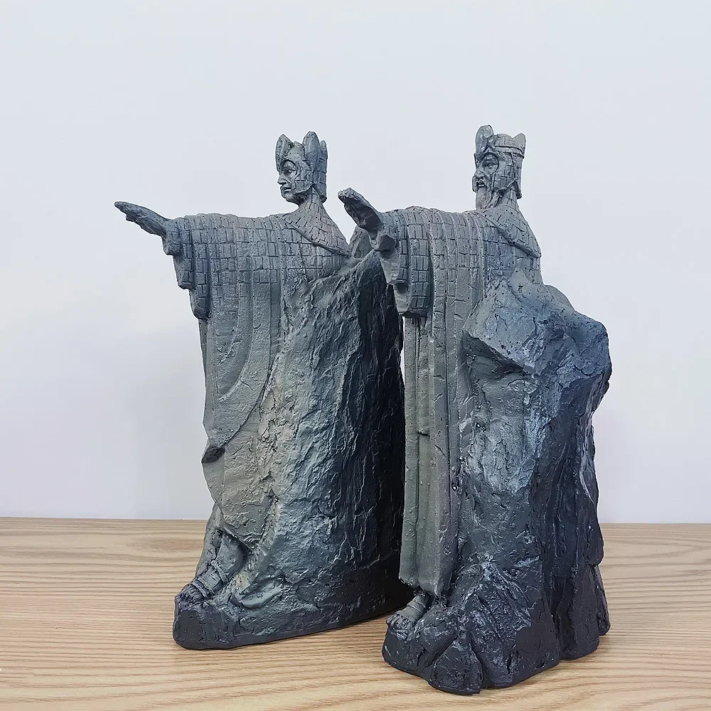 26cm The Argonath Anarion Anarion craft action figures Gate of Kings statue toys collection model home bookshelves decoration