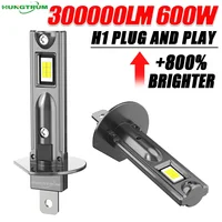 Ampolla H1 bombilla Led 30000LM focos superbrillantes luz para coche 6000K Plug And Play faro de automóvil 1:1 Mini tamaño nebulizadores