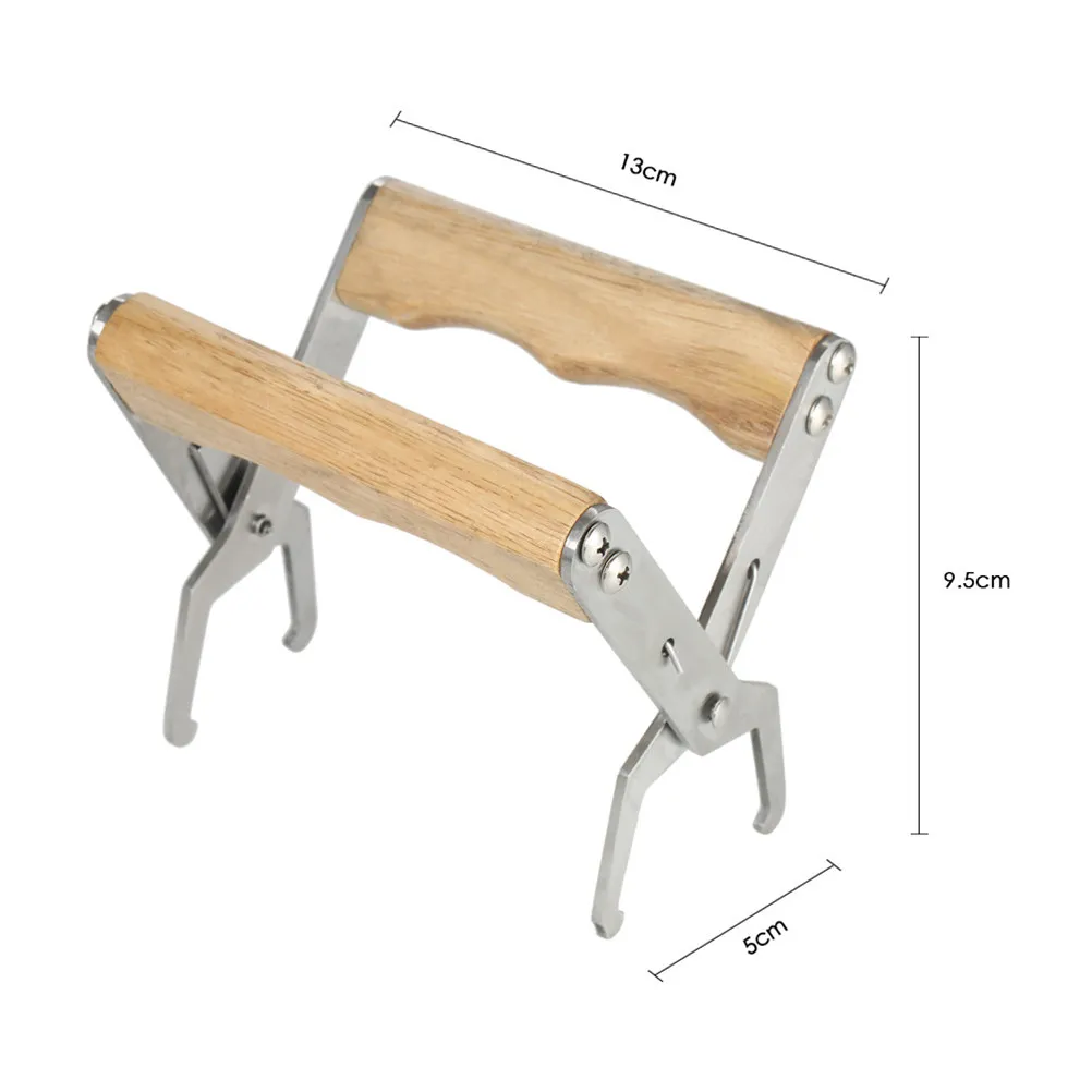 Beekeeping Frame Clip Lifter Tool Beehive Grip Clamp for Handling Prevents Accidental Lift during Bee Spleen Check