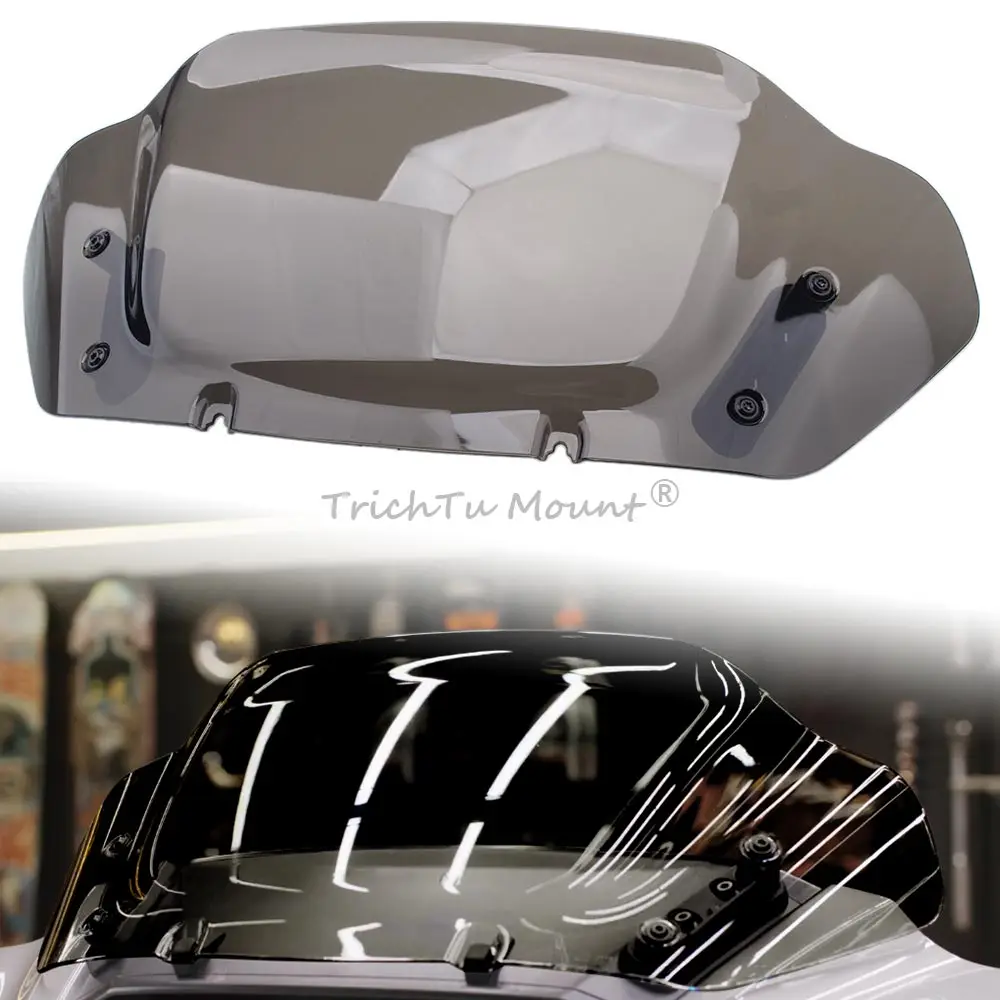 

10-дюймовое ветровое стекло/дефлектор для мотоциклов Harley Street Glide CVO FLHXSE FLHX/I 2023 года и новее, цвета «дымчатый чай»