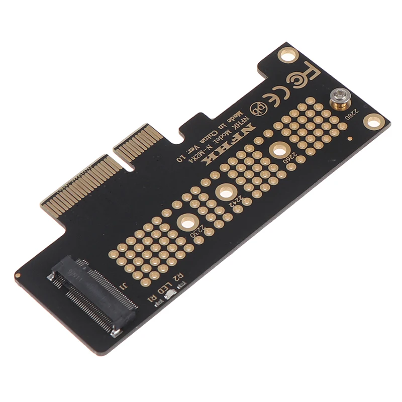 M.2 NVMe SSD NGFF To PCIe 3.0 X4 Adapter Card M‑Key Interface Support 2280 2260 2242 M.2 NVMe SSD For Desktop PC Expansion Card