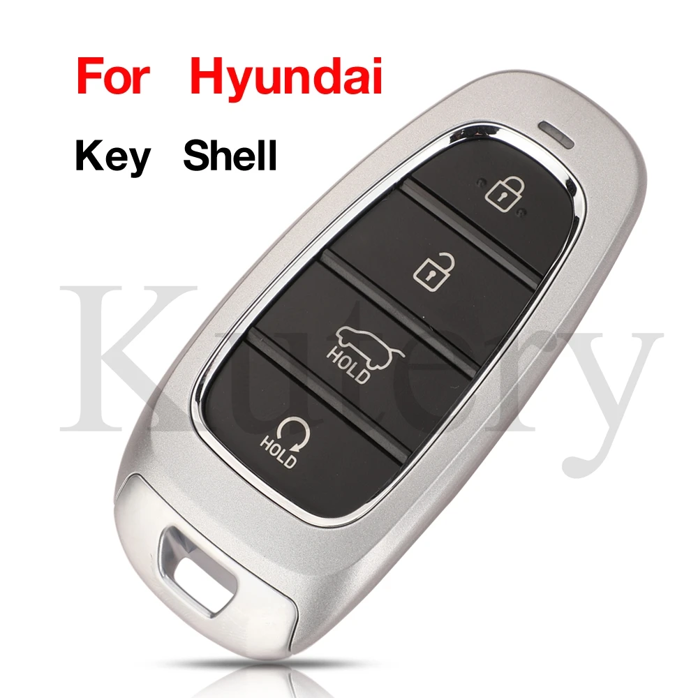 jingyuqin 4 Buttons Remote Smart Car Key Shell Fob For Hyundai Tucson Solaris Sonata Hybrid NEXO NX4 ix35 i40 i30 Replacement