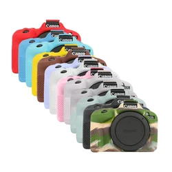 Silicone Armor Skin Camera Case, Body Cover, Protector para Canon EOS, Câmera Digital R50