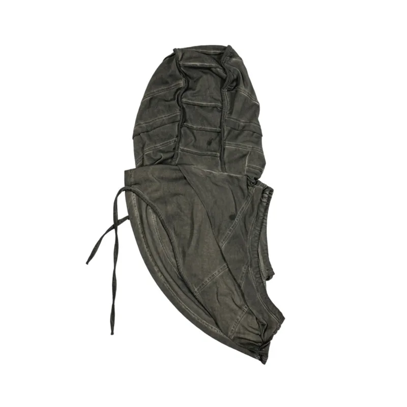 HKSH Summer New Men Tide Chic Ins Dark Vest Vintage Waste Land Cotton Mud-Dyed Deconstructed Layered Half-Sleeve T-shirt HK27950