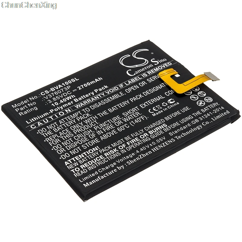 Cameron Sino 2700mAh Battery V376073P for Blackview  A10
