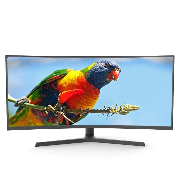 Hanke Curved 34 Inch 165Hz Display Screen 4K LCD Large Game Monitor