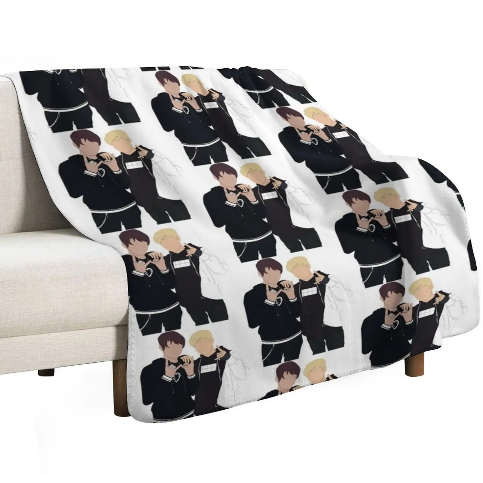 Sam _amp_ Colby Throw Blanket Fluffy Cozy Throw Blanket for Home Decor