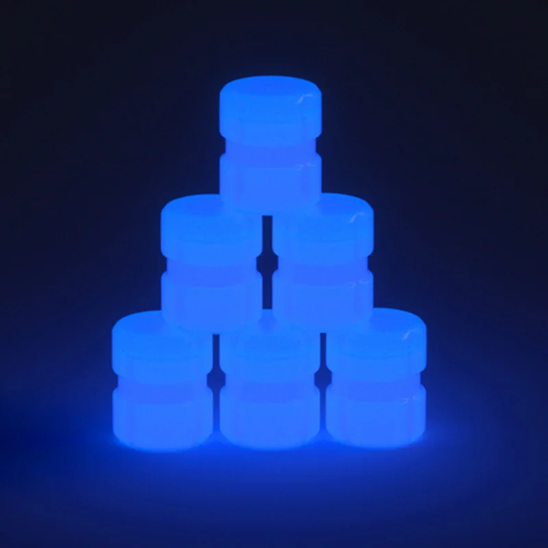 Luminous Tire Valve Cover Car Wheel Plugs Fluorescent, Dustproof, Decorative Tire Rim, Motorcycle Covers, Bicycle Accessories