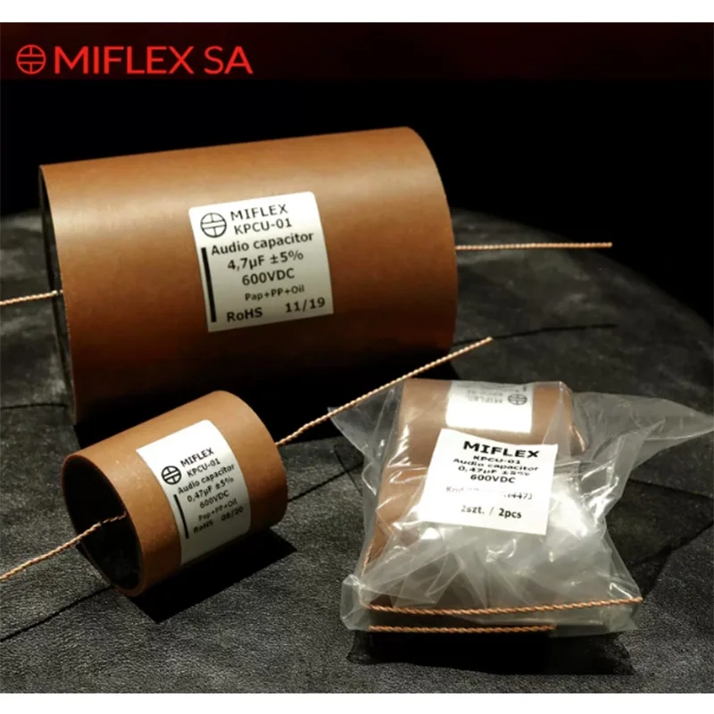 1pcs 100% Original Poland MIFLEX Audio Capacitor KPCU-01 600V KPCU-03 250V Copper foil oil immersed capacitor