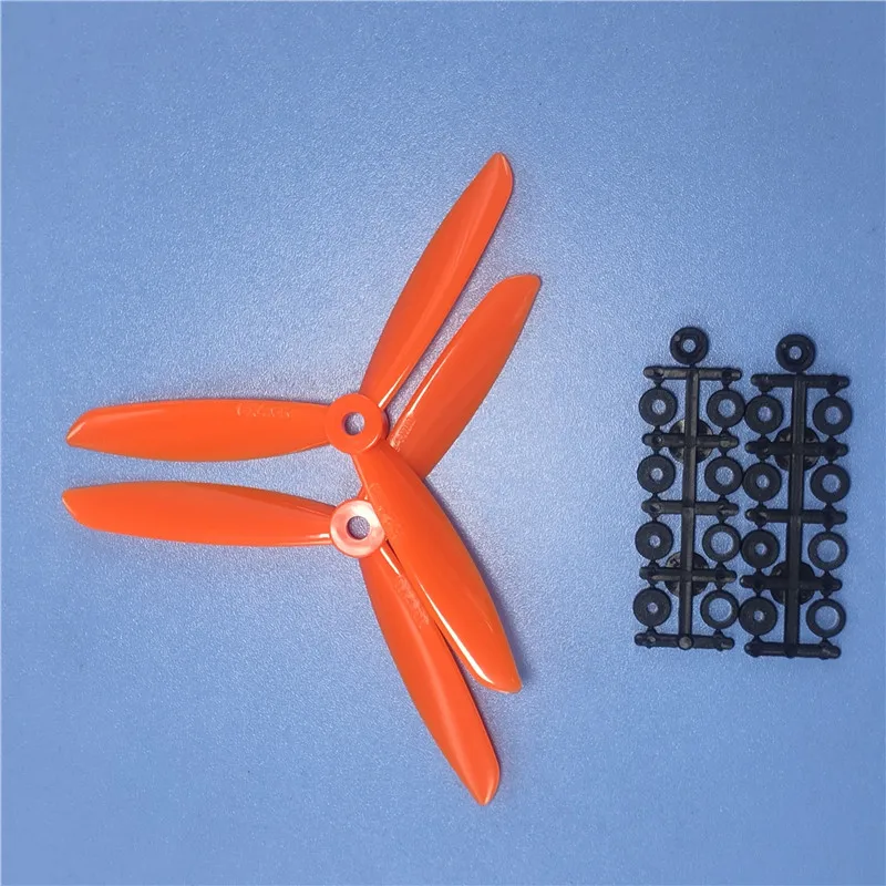 5 Pairs 6045 3 Blades Propeller Props CW CCW For Quadcopter Six Colors Include Spacer Rings