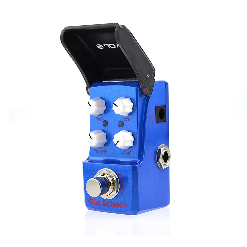 JOYO JF-313 تأثيرات الغيتار الكهربائي مصغرة دواسة الرسم الكلاسيكية آثار الصخور الغيتار أجزاء الاكسسوارات المدرسة القديمة الرجعية تشويه