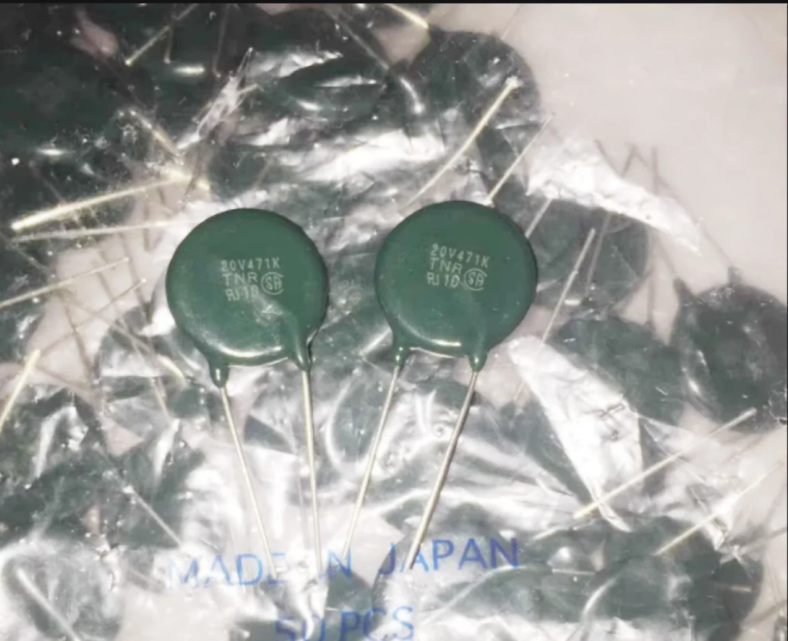 

5 шт./лот, 100% оригинал TNR20V471K, поглотитель перенапряжения, чувствительный к давлению резистор TNR 20D471K 470 В 20 мм 10v471k 07v471k