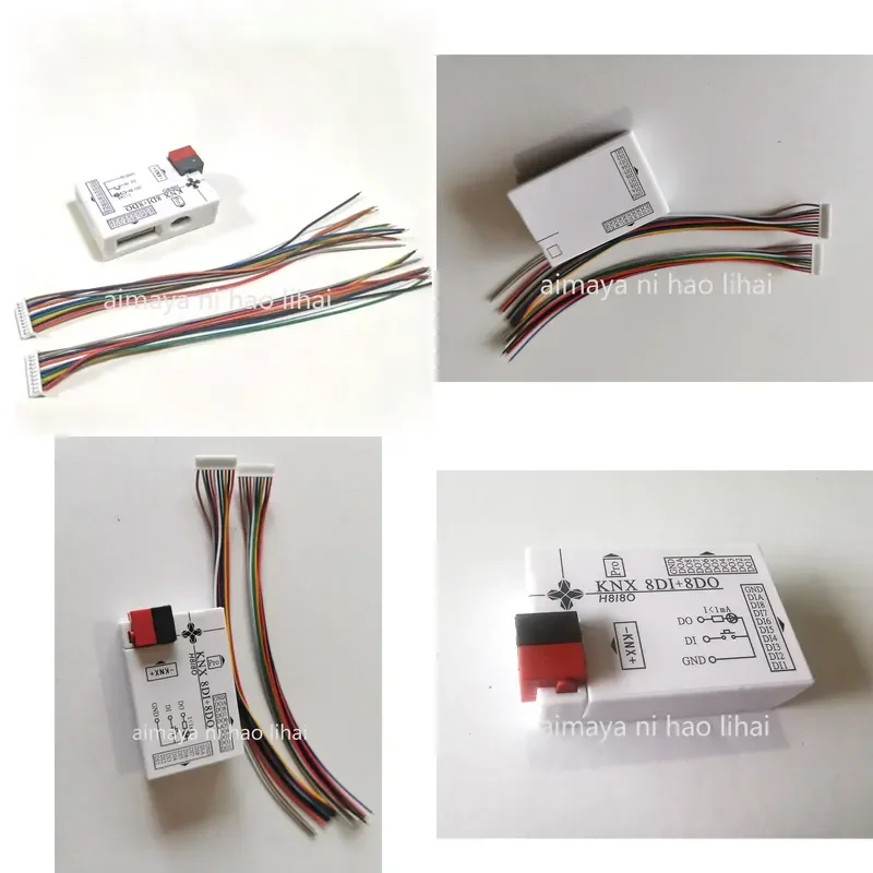 KNX 8DI 8DO Module Smart Home Automation 8 Digital Inputs Outputs DIN Rail Switch Actuator for Lighting Control System