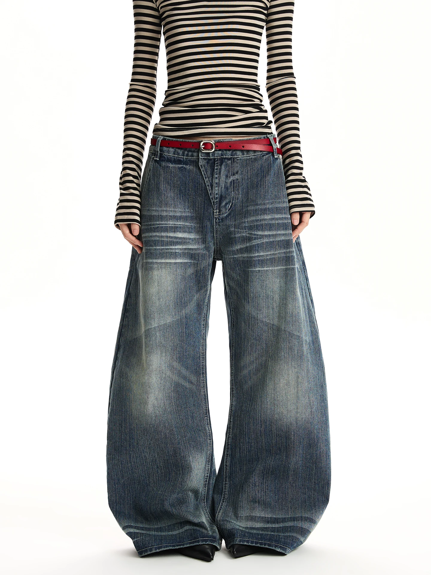 

Женские джинсы Vat American Retro из бамбукового волокна, прямые, в стиле Old Money, повседневные, из хлопка