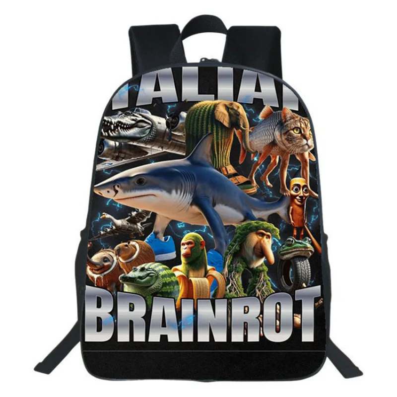 الصبي الفتاة تونغ تونغ صحور النايلون على ظهره Ins مضحك الكرتون سعة كبيرة حقيبة ظهر الطالب حقيبة رياض الأطفال هدية الطفل