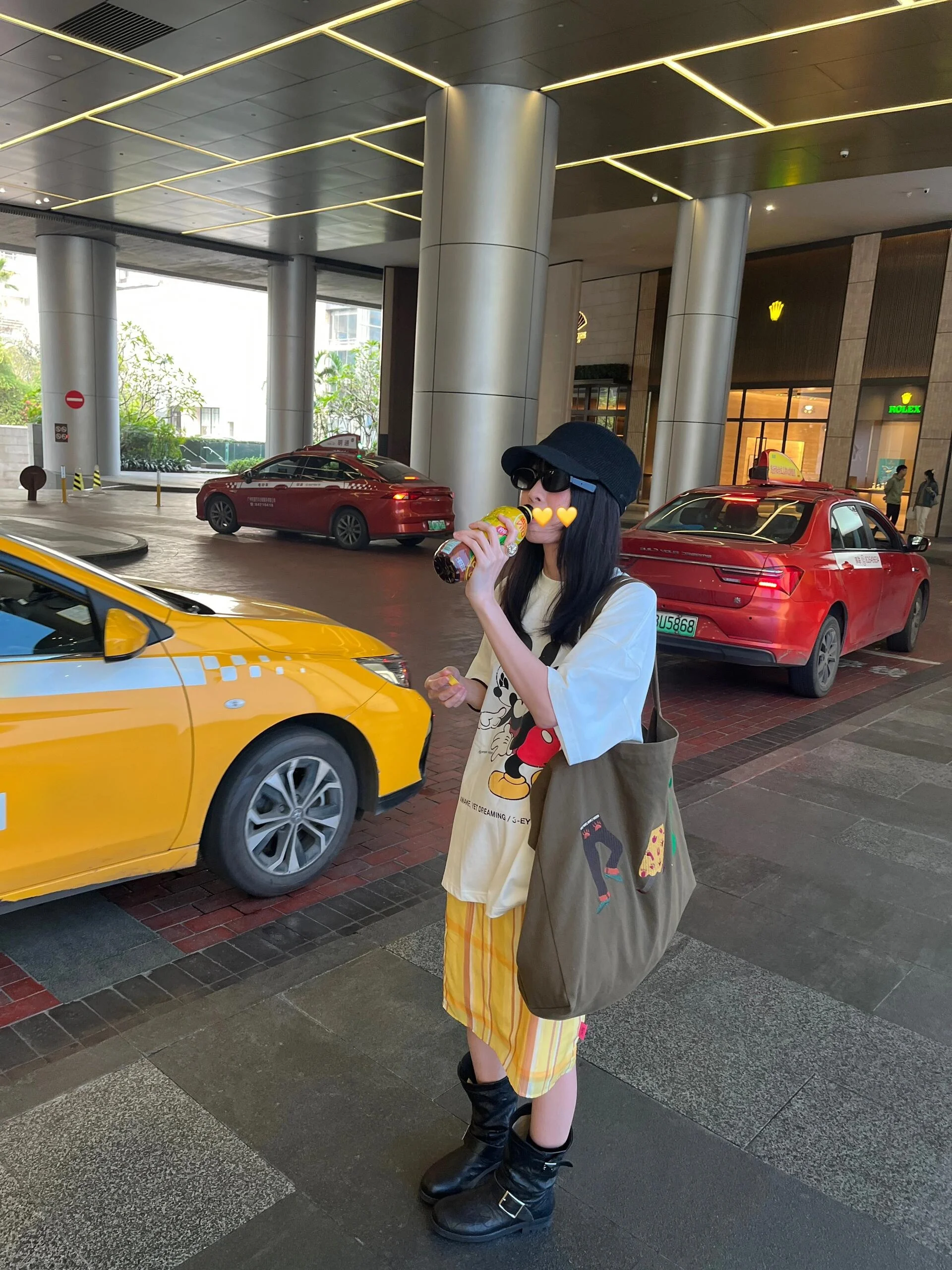 American Retro Lemon Yellow Plaid Half Skirt Women's Spring Summer New Double Layer Lyocell Straight One Step Midi Skirt