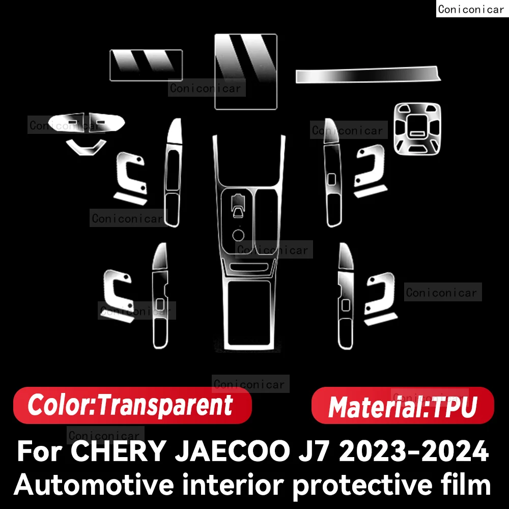 For CHERY JAECOO J7 2023 2024 Car Interior Protection Anti-Scratch Film instrument Center Control Navigation Screen Accessories