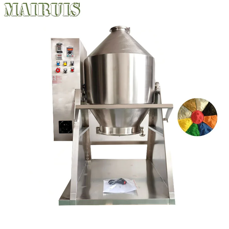 

Large Capacity Food Powder Mixing Machine Coffee Cocoa Powder Curry Baking Powder Drum Mixer