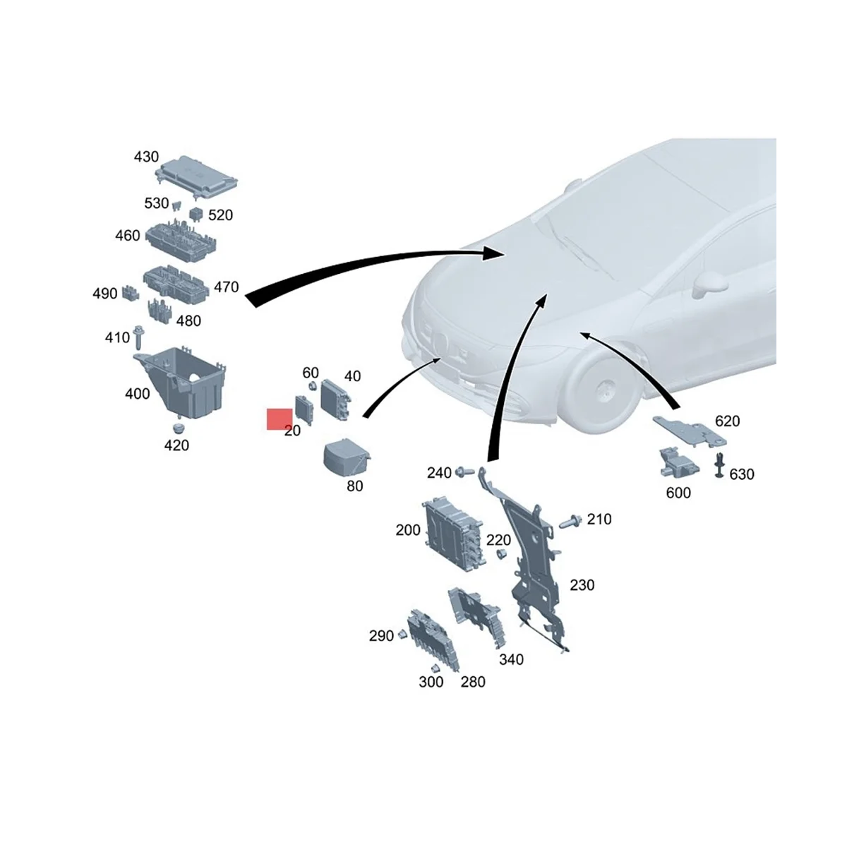 

A0009055518 Car Radar Distance Sensor for A000 905 55 18