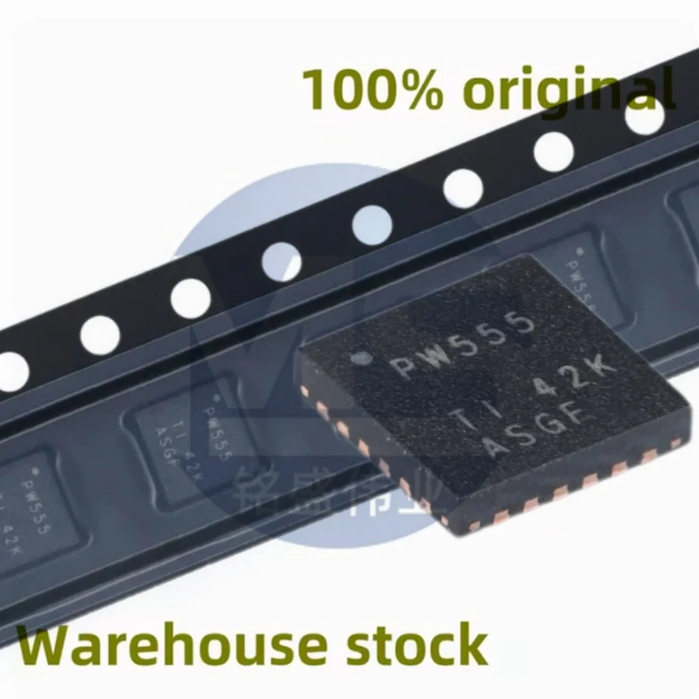 10PCS 100% new TCA9555RTWR TCA9555 PW555 WQFN-24 with interrupt weak pull-up configuration register 16 bit I/O expander