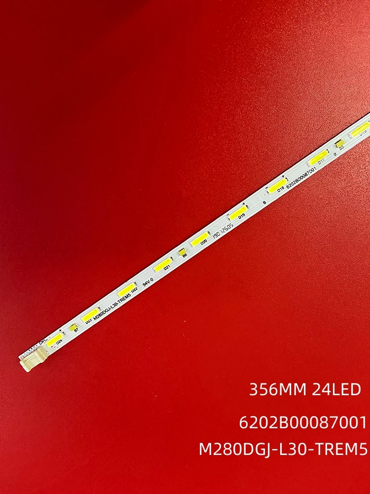 

LED Backlight strip 24 lamp for AOC U2879VF M280DGJ-L30-TREM5 288P6L P2815QF U28E570D U28E850R dl-138 602B00087000 6202B00087001