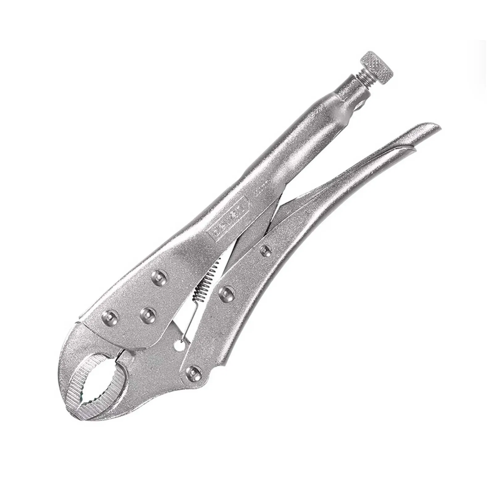 

Round Nose Adjustable Locking Pliers, Multi-function Welding Tool Straight Jaw Fixed Clamps Pliers