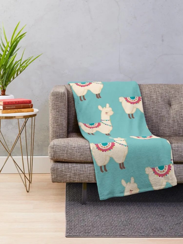 Llama Throw Blanket Bed Fashionable Blanket Blanket For Decorative Sofa valentine gift ideas