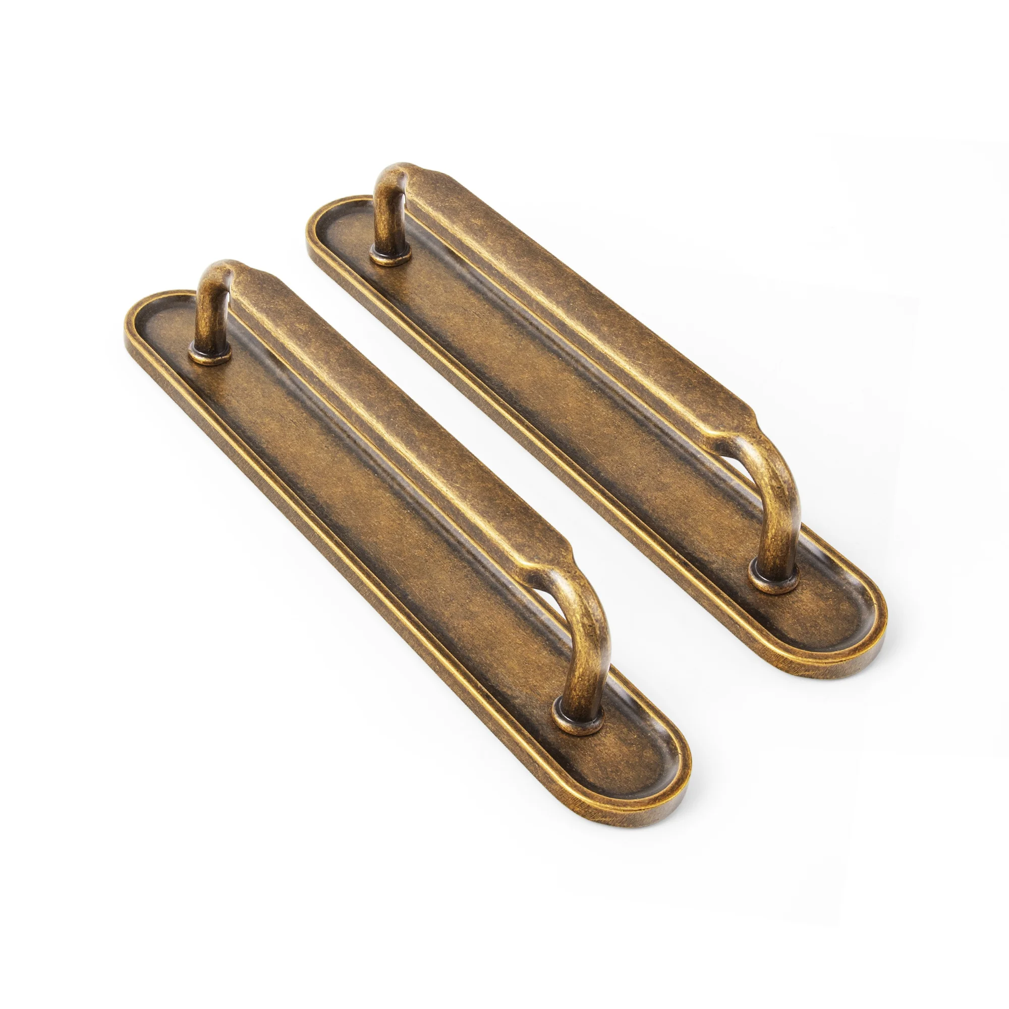 Goo-Ki ชุด 2 ชิ้น มือจับตู้ทอง - Furniture Hardware With Backplate บทวิจารณ์และราคา