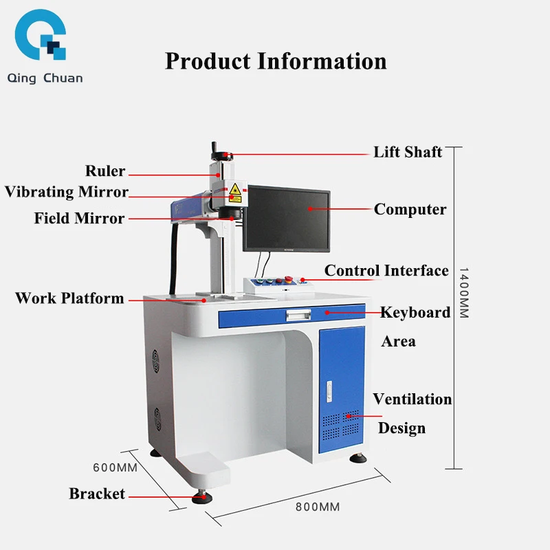 Machine de Marquage Laser 3D pour la Diversification de la Pierre, Implémentation Profonde, Instituts Carimplantés, Surface Incurvée, Marqueur Laser à Fibre