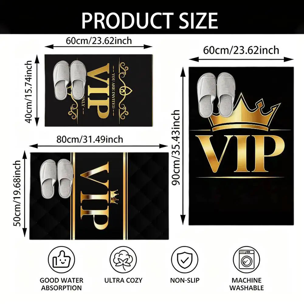 Fashion VIP Members Only Bedroom Decor Carpet  for Living Room Thick Plush Study Floor Mat Home Fluffy Soft Rug