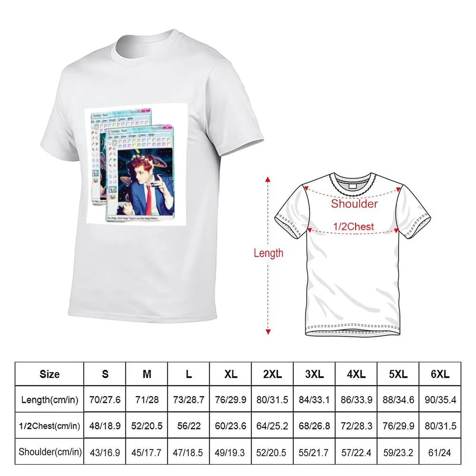 Hesitant Alien- flower crown T-Shirt anime tshirt shirts graphic tee funny t shirts men