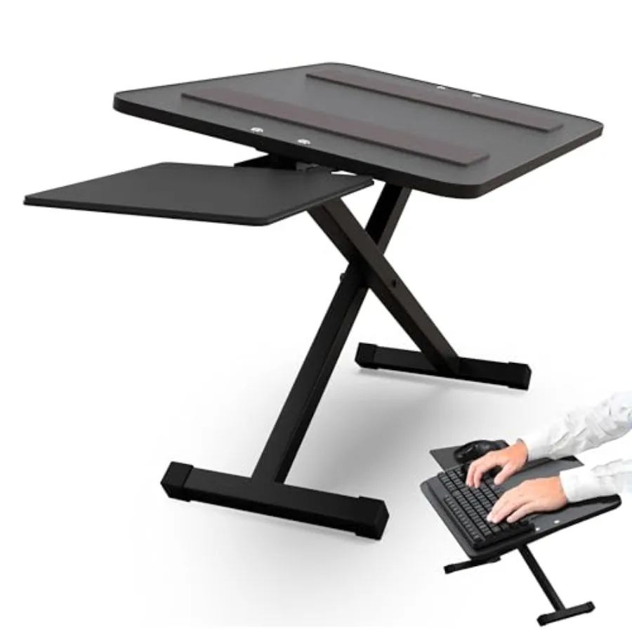 KT3 Computer Keyboard Stand Riser for Desk Adjustable Raised Wrist Friendly Keyboard Stand Tray with Mouse Stand Lift Negative