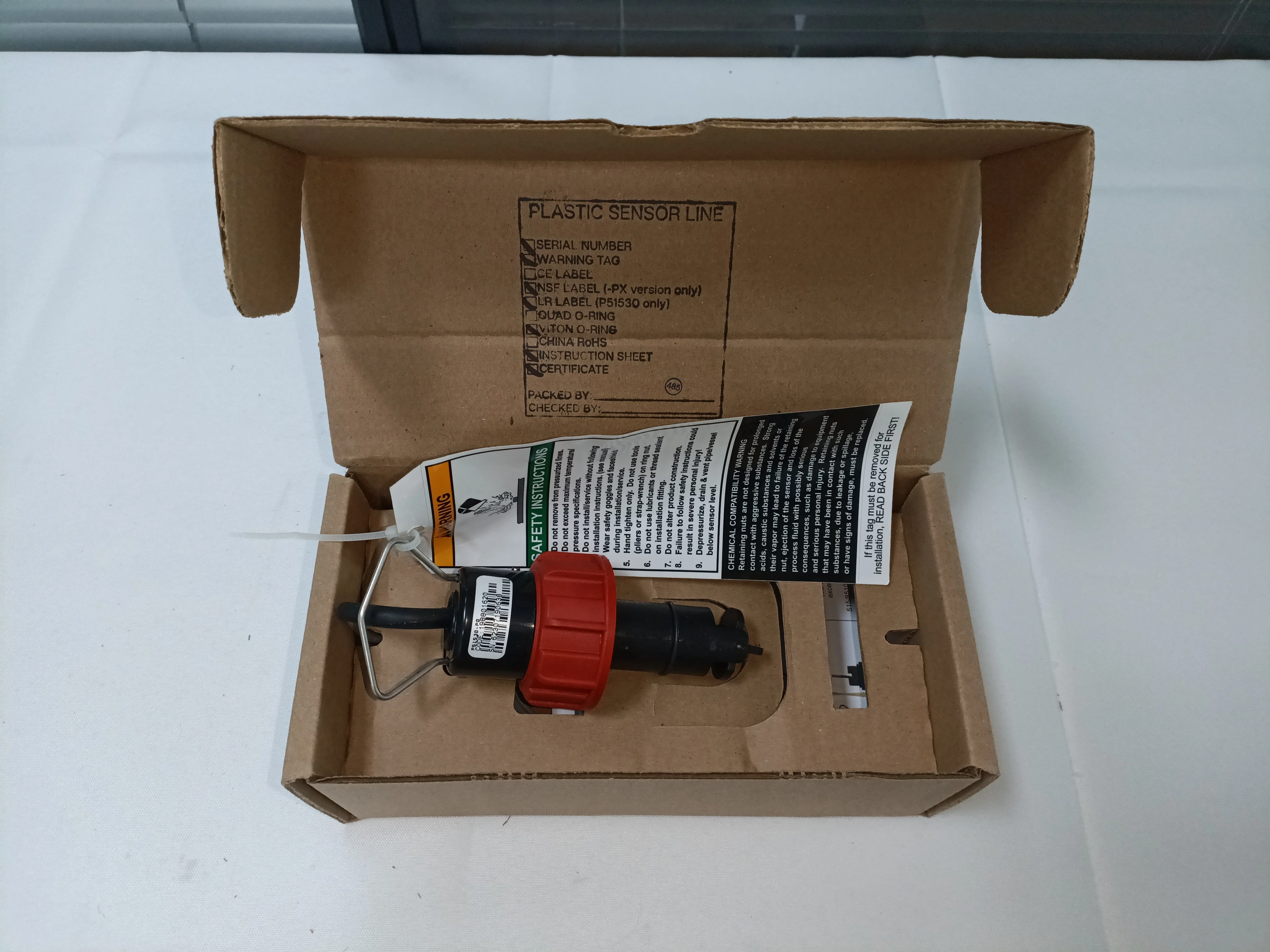 P51530-T1 GF Signet  Paddle Wheel Flow Sensor for DN125 to DN200 (5 to 8 In.) Pipe Size