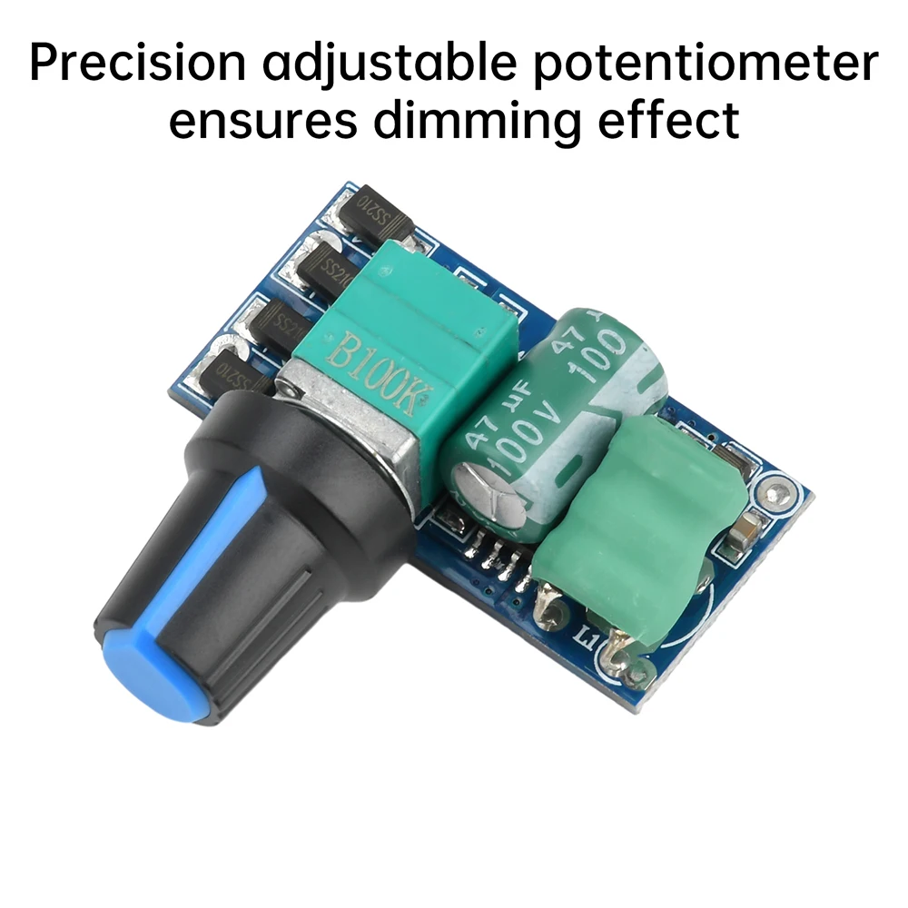 DC12-80V светодиодный модулятор постоянного тока с затемнением для настольной лампы, светодиодный светильник 3-9 В, выход 0-1,2 А, регулируемый без мерцания