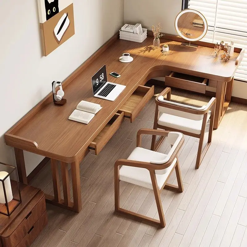 Desk Household Wall Workbench Study Table Bedroom Corner Desktop Computer Desk with Drawer
