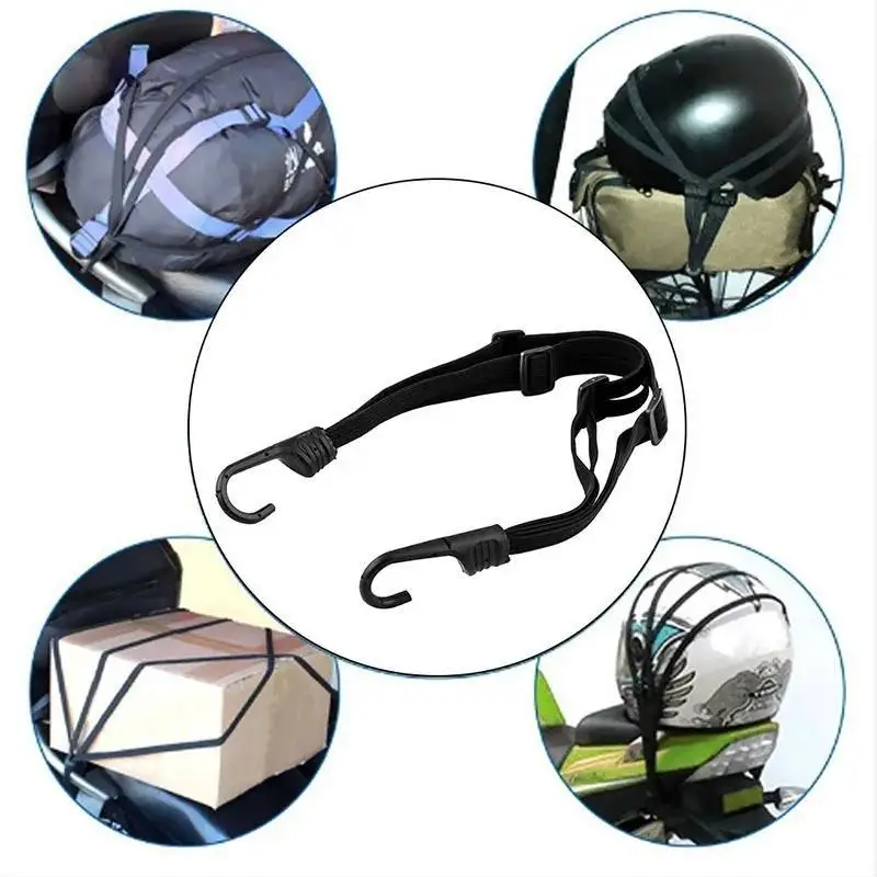 Tracolla regolabile per casco da moto e bicicletta elettrica da 2 pezzi, adatta per motocicli, auto elettriche, caschi e borse per cuscini.
