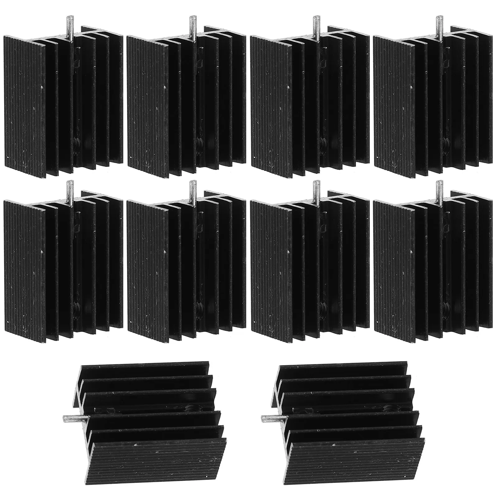 10Pcs Heat Sink Aluminum Heat Dissipation Fin for to-220 Power Module Voltage Regulator Transistor Heating Sink